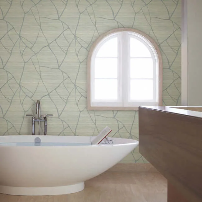 York Wallcoverings Raska - Jade Wallpaper | Buy Online York Wallcoverings Raska wallpaper, color Jade, SKU AG2084
