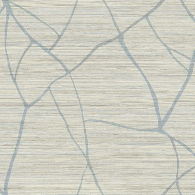 York Wallcoverings Raska wallpaper, color Smokey Blue, SKU AG2086