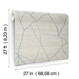 York Wallcoverings Raska wallpaper, color Smokey Blue, SKU AG2086