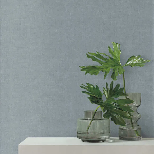 York Wallcoverings Su Tela wallpaper, color Royal Blue, SKU SI24954