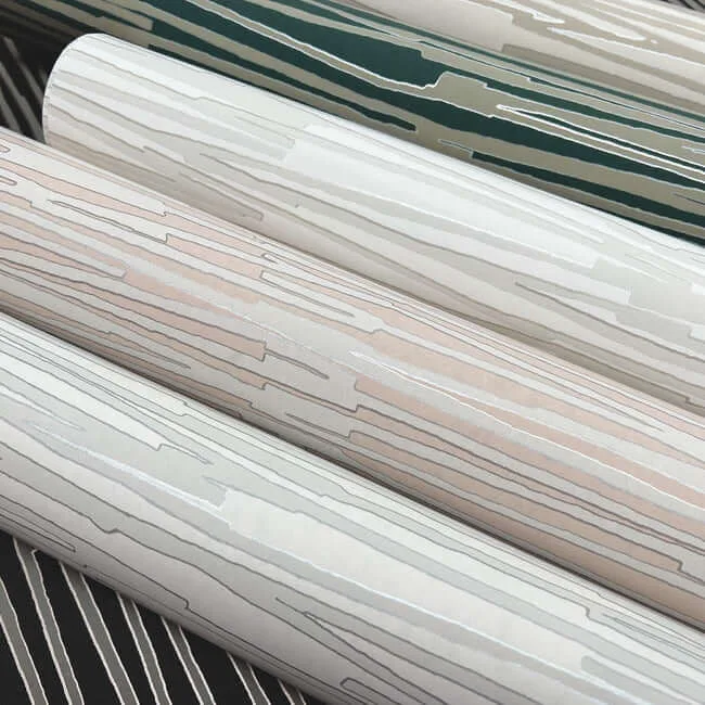 York Wallcoverings Water Reed Thatch wallpaper, color Dove & Silver, SKU AG2092