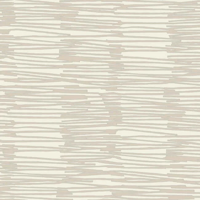 York Wallcoverings Water Reed Thatch wallpaper, color Linen & Silver, SKU AG2093