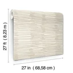York Wallcoverings Water Reed Thatch - Linen & Silver Wallpaper | Buy Online York Wallcoverings Water Reed Thatch wallpaper, color Linen & Silver, SKU AG2093