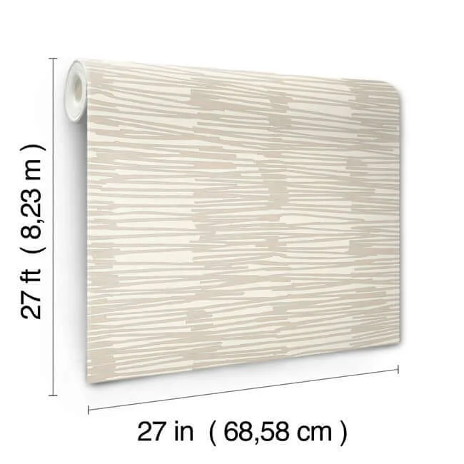 York Wallcoverings Water Reed Thatch - Linen & Silver Wallpaper | Buy Online York Wallcoverings Water Reed Thatch wallpaper, color Linen & Silver, SKU AG2093
