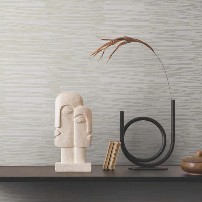 York Wallcoverings Water Reed Thatch - Ivory & Glint Wallpaper | Buy Online York Wallcoverings Water Reed Thatch wallpaper, color Ivory & Glint, SKU AG2096