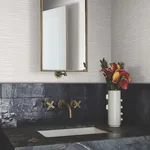 York Wallcoverings Water Reed Thatch - Ivory & Glint Wallpaper | Buy Online York Wallcoverings Water Reed Thatch wallpaper, color Ivory & Glint, SKU AG2096