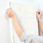 York Wallcoverings Water Reed Thatch - Ivory & Glint Wallpaper | Buy Online York Wallcoverings Water Reed Thatch wallpaper, color Ivory & Glint, SKU AG2096