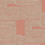 York Wallcoverings Zulu Thread - Coral & Glint Wallpaper | Buy Online York Wallcoverings Zulu Thread wallpaper, color Coral & Glint, SKU AG2031