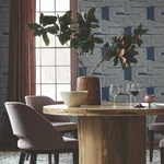 York Wallcoverings Zulu Thread - Midnight & Silver Wallpaper | Buy Online York Wallcoverings Zulu Thread wallpaper, color Midnight & Silver, SKU AG2033