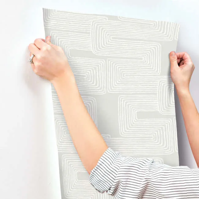 York Wallcoverings Zulu Thread - Dove & Pearl Wallpaper | Buy Online York Wallcoverings Zulu Thread wallpaper, color Dove & Pearl, SKU AG2035