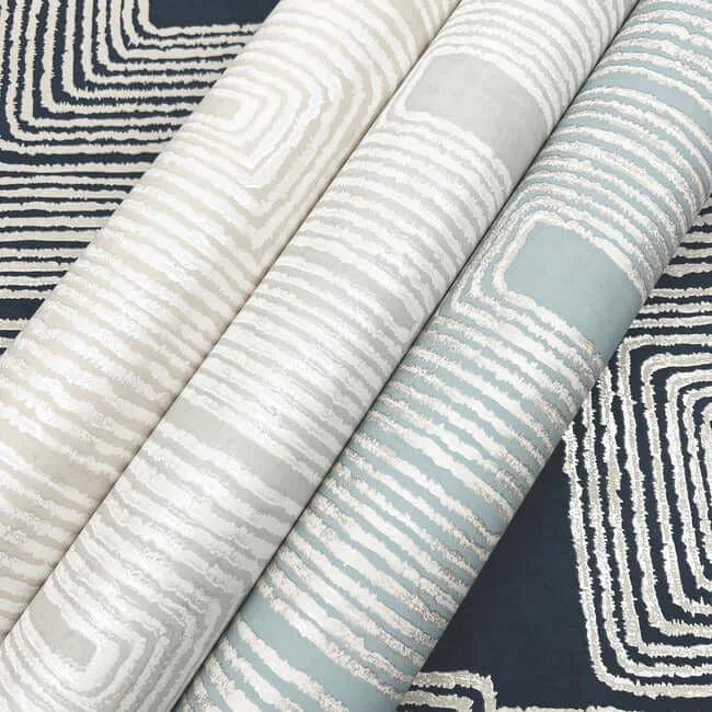 York Wallcoverings Zulu Thread wallpaper, color Neutral & Pearl, SKU AG2036