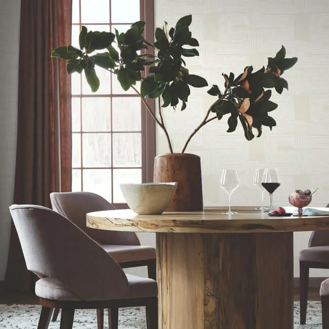 York Wallcoverings Zulu Thread wallpaper, color Neutral & Pearl, SKU AG2036