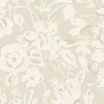 York Wallcoverings Brushstroke Floral wallpaper, color Taupe, SKU BL1735