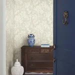 York Wallcoverings Brushstroke Floral wallpaper, color Taupe, SKU BL1735