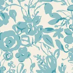 York Wallcoverings Brushstroke Floral wallpaper, color Aqua, SKU BL1736
