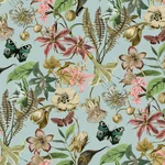 York Wallcoverings Butterfly House wallpaper, color Sky Blue, SKU BL1725