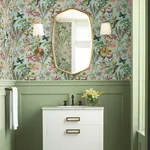 York Wallcoverings Butterfly House wallpaper, color Sky Blue, SKU BL1725