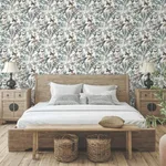 York Wallcoverings Butterfly House - White & Blue Wallpaper | Buy Online York Wallcoverings Butterfly House wallpaper, color White & Blue, SKU BL1722