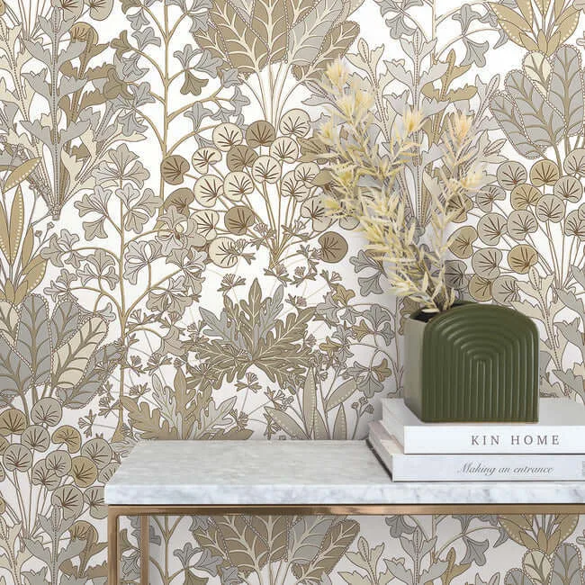 York Wallcoverings Forest Floor - Neutral Wallpaper | Buy Online York Wallcoverings Forest Floor wallpaper, color Neutral, SKU BL1815