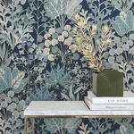 York Wallcoverings Forest Floor - Navy Wallpaper | Buy Online York Wallcoverings Forest Floor wallpaper, color Navy, SKU BL1812