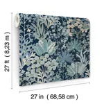 York Wallcoverings Forest Floor - Navy Wallpaper | Buy Online York Wallcoverings Forest Floor wallpaper, color Navy, SKU BL1812