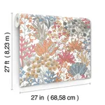 York Wallcoverings Forest Floor - Coral Wallpaper | Buy Online York Wallcoverings Forest Floor wallpaper, color Coral, SKU BL1813