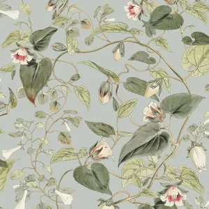 York Wallcoverings Moon Flower wallpaper, color Dove, SKU BL1712