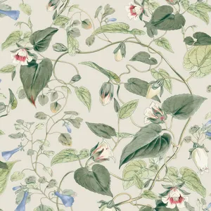 York Wallcoverings Moon Flower wallpaper, color Light Taupe, SKU BL1713