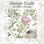 York Wallcoverings Protea wallpaper, color White & Fuchsia, SKU BL1752