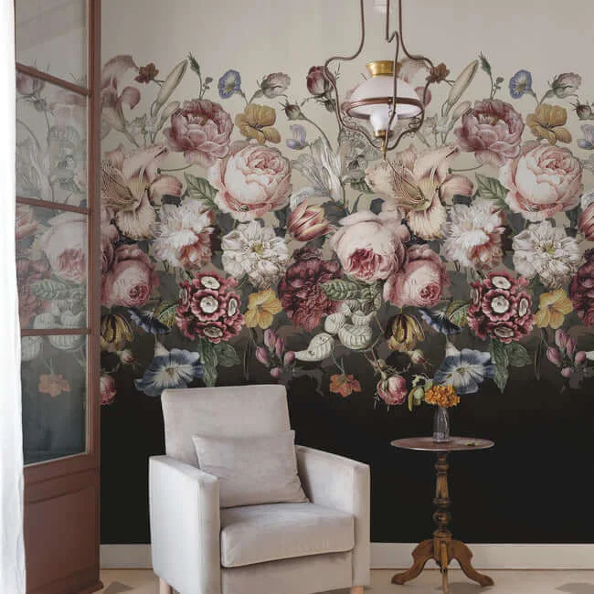 York Wallcoverings Rachel Rose - Taupe Wallpaper | Buy Online York Wallcoverings Rachel Rose wallpaper, color Taupe, SKU BL1821M