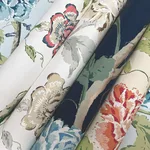York Wallcoverings Teahouse Floral - Light Blue Wallpaper | Buy Online York Wallcoverings Teahouse Floral wallpaper, color Light Blue, SKU BL1784
