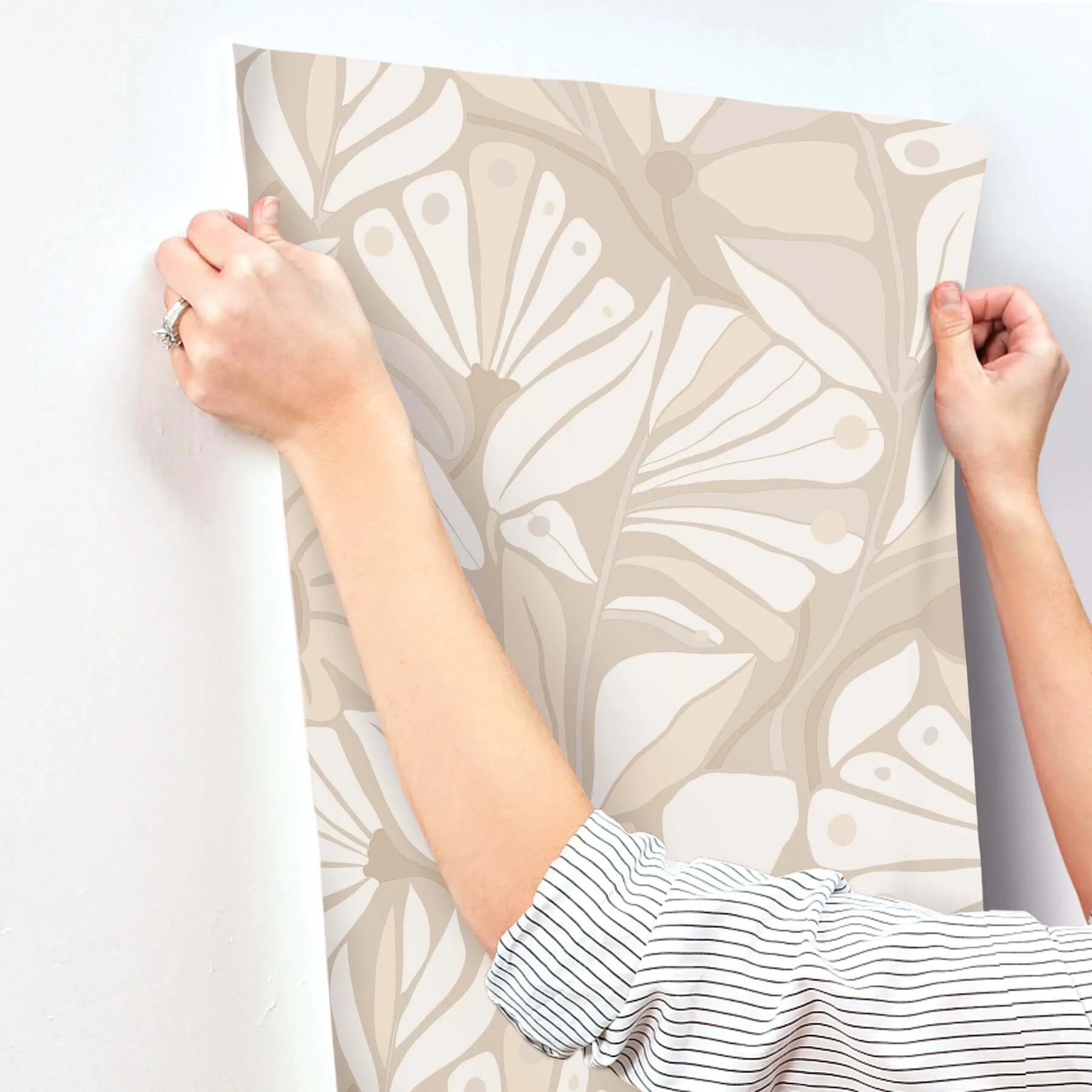 York Wallcoverings Cabana Club wallpaper, color Fog, SKU MT5629