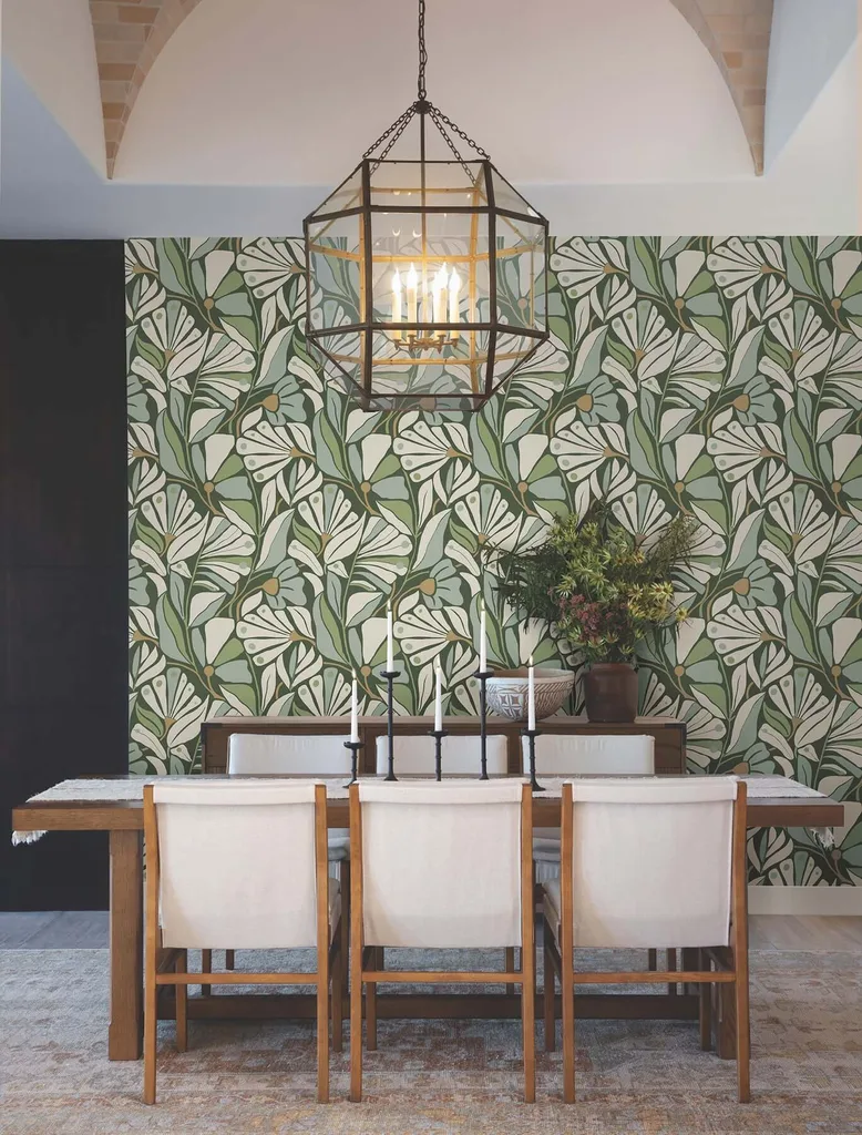 York Wallcoverings Cabana Club wallpaper, color Lush, SKU MT5627