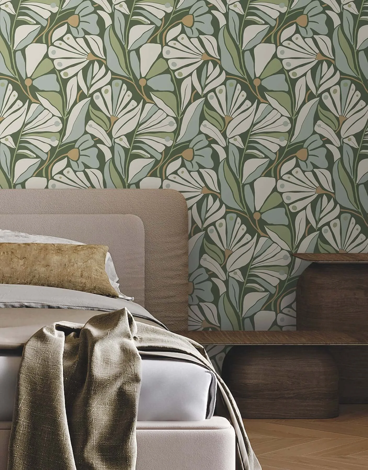 York Wallcoverings Cabana Club wallpaper, color Lush, SKU MT5627