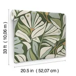 York Wallcoverings Cabana Club wallpaper, color Lush, SKU MT5627