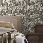 York Wallcoverings Cabana Club - Onyx Wallpaper | Buy Online York Wallcoverings Cabana Club wallpaper, color Onyx, SKU MT5626
