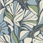 York Wallcoverings Cabana Club wallpaper, color Sea, SKU MT5628
