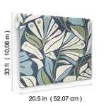 York Wallcoverings Cabana Club wallpaper, color Sea, SKU MT5628