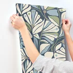 York Wallcoverings Cabana Club wallpaper, color Sea, SKU MT5628
