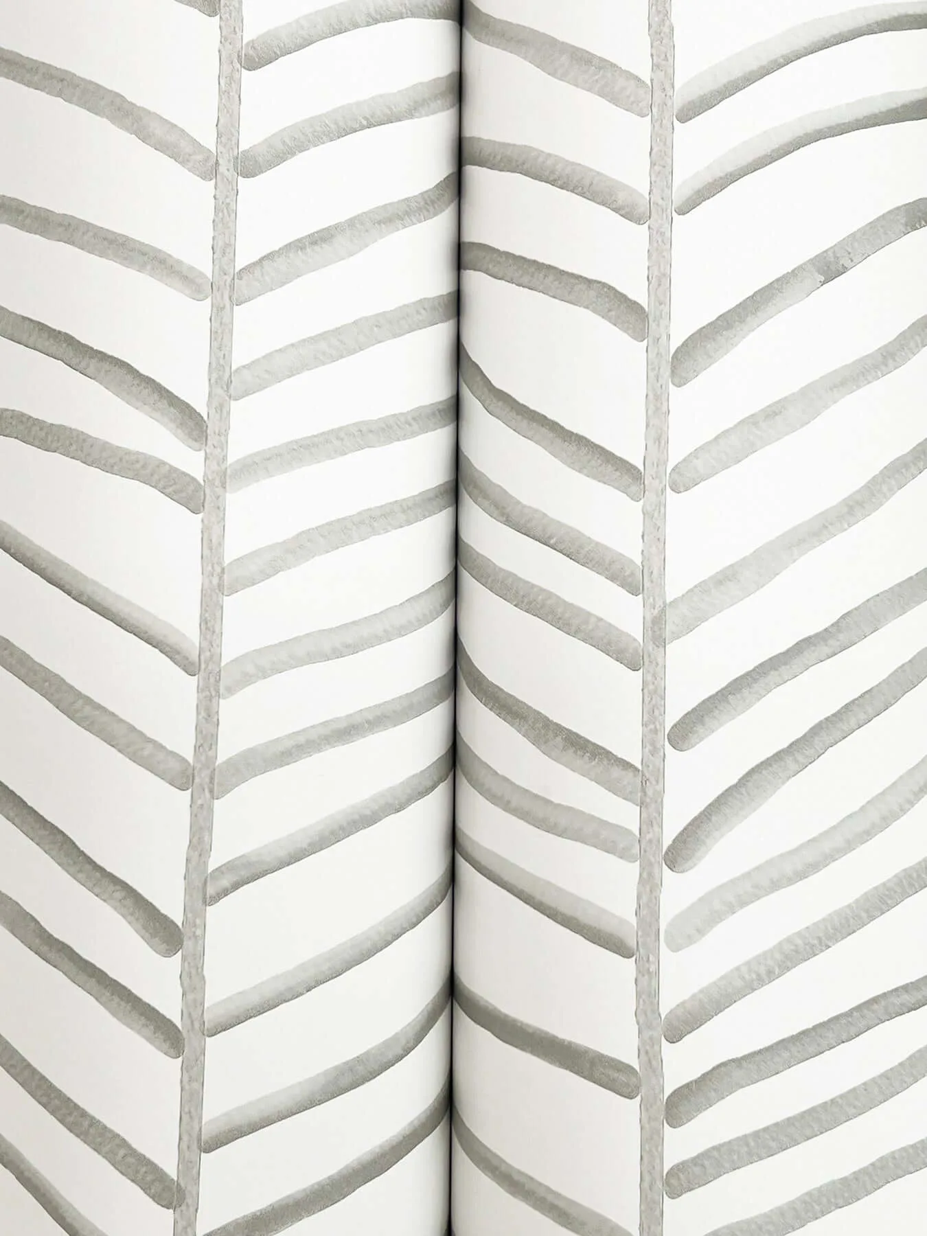 York Wallcoverings Cascade Palm Chevron - Fog Wallpaper | Buy Online York Wallcoverings Cascade Palm Chevron wallpaper, color Fog, SKU MT5671