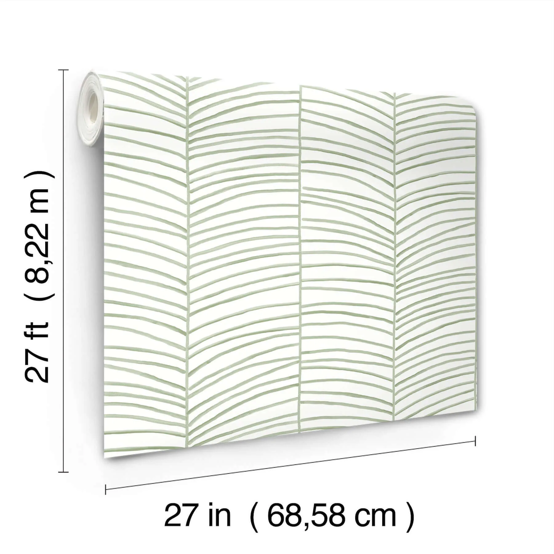 York Wallcoverings Cascade Palm Chevron - Palm Wallpaper | Buy Online York Wallcoverings Cascade Palm Chevron wallpaper, color Palm, SKU MT5674