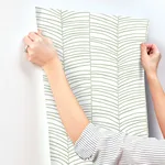 York Wallcoverings Cascade Palm Chevron - Palm Wallpaper | Buy Online York Wallcoverings Cascade Palm Chevron wallpaper, color Palm, SKU MT5674