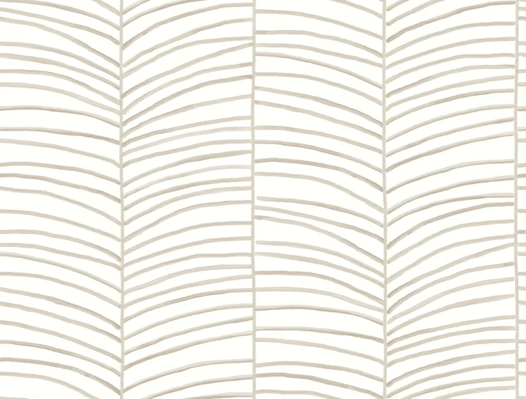 York Wallcoverings Cascade Palm Chevron wallpaper, color Dune, SKU MT5675