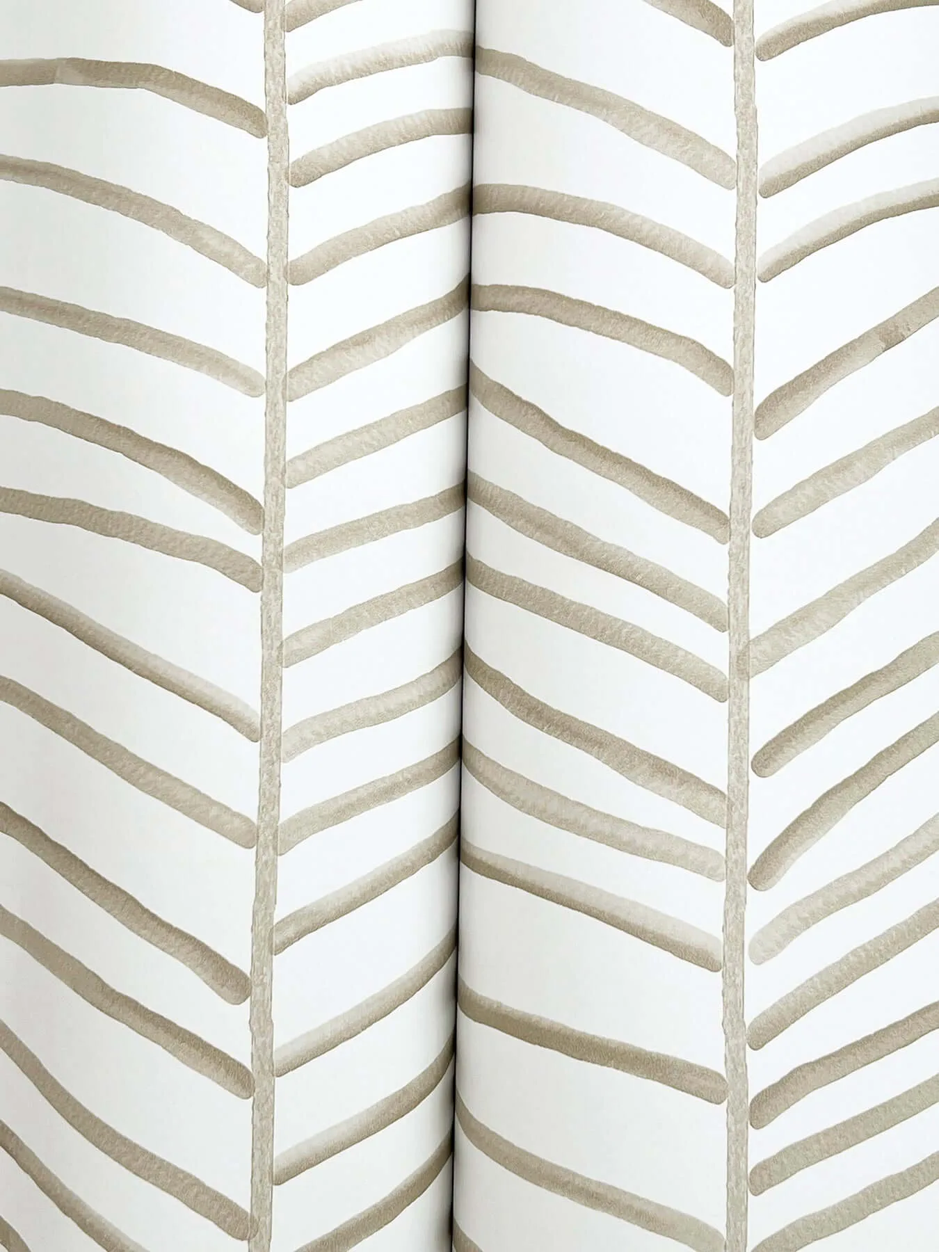 York Wallcoverings Cascade Palm Chevron - Dune Wallpaper | Buy Online York Wallcoverings Cascade Palm Chevron wallpaper, color Dune, SKU MT5675