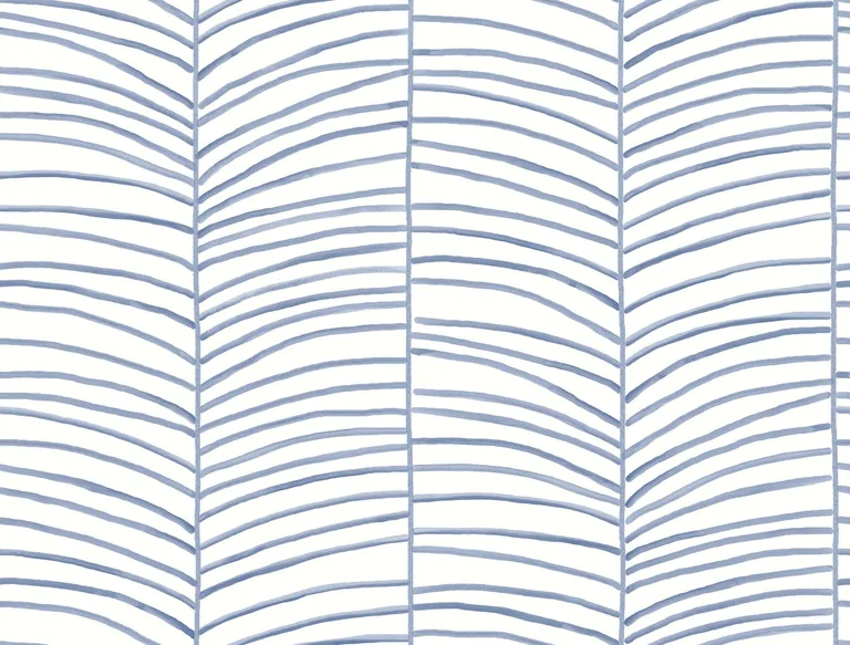 York Wallcoverings Cascade Palm Chevron wallpaper, color Sea, SKU MT5672