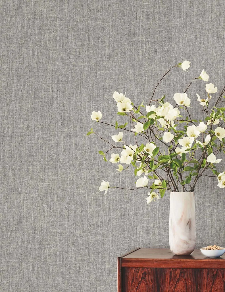 York Wallcoverings Cromie wallpaper, color Smoke, SKU SI6904
