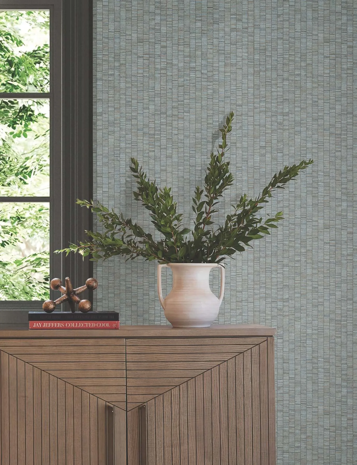 York Wallcoverings Lemuria wallpaper, color Blue, SKU SI6576