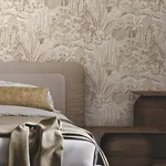 York Wallcoverings Lotus Land Cacti wallpaper, color Baked Clay, SKU MT5632