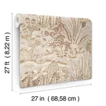 York Wallcoverings Lotus Land Cacti wallpaper, color Baked Clay, SKU MT5632