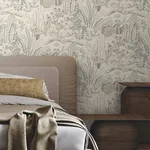 York Wallcoverings Lotus Land Cacti wallpaper, color Dune, SKU MT5633